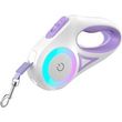 rojeco 3m automatic retractable dog leash purple photo