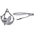 dog set dogness harness and leash light grey photo