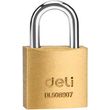 brass padlock deli tools edl508907 photo