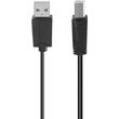 hama usb 20 cable usb a male usb b male mayro 3m 00200603 photo