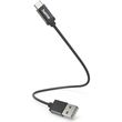 hama 201600 cable usb a m to usb c m 02m black photo
