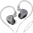 kz dq6 grey with mic iem 35 hbb tuned improved in ear monitor earphones 3dd dynamic photo