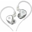 kz dq6 silver with mic iem 35 hbb tuned improved in ear monitor earphones 3dd dynamic photo