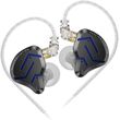 kz zsn pro 2 black blue no mic iem 35 in ear monitor earphones hybrid 1ba 1dd 10mm metal hifi photo