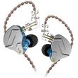 kz zsn pro blue mic iem 35 in ear monitor earphones dynamic hybrid dual driver 1ba 1dd photo