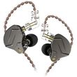 kz zsn pro grey no mic iem 35 in ear monitor earphones dynamic hybrid dual driver 1ba 1dd photo