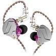 kz zsn pro purple no mic iem 35 in ear monitor earphones dynamic hybrid dual driver 1ba 1dd photo
