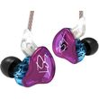 kz zst purple no mic iem 35 in ear monitor earphones dynamic hybrid dual driver 1ba 1dd photo