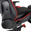 gembird gaming pvc leather chair with pillows black red gc 03 br photo