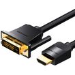 hdmi to dvi 24 1 cable vention abfbi 3m 4k 60hz 1080p 60hz black photo