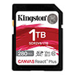 kingston sdr2v6 1tb canvas react plus v601tb sdxc c10 uhs ii u3 photo