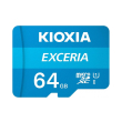 kioxia lmex1l064gg2 exceria 64gb micro sdxc uhs i u1 with adapter photo