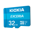 kioxia lmex1l032gg2 exceria 32gb micro sdhc uhs i u1 with adapter photo