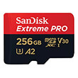 sandisk sdsqxcd 256g gn6ma extreme pro 256gb micro sdxc u3 v30 a2 with adapter photo
