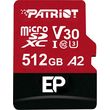 patriot ep series 512gb micro sdxc u3 uhs i v30 a2 pef512gep32mcx photo