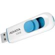 adata classic c008 32gb usb20 flash drive white blue photo