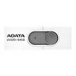 adata auv220 64g rwhgy uv220 64gb usb 20 flash drive white grey photo