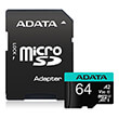 adata ausdx64gui3v30sa2 ra1 premier pro 64gb micro sdxc u3 v30 a2 with adapter photo
