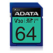 adata asdx64gui3v30s r premier pro sdxc 64gb uhs i u3 v30s class 10 retail photo