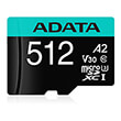 adata ausdx512gui3v30sa2 ra1 premier pro 512gb micro sdxc u3 v30 a2 with adapter photo