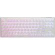 pliktrologio ducky one 3 rgb mechanical gaming tkl cherry mx clear pbt pure white photo