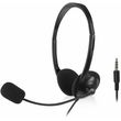 act ac9330 stereo headphones with microphone photo