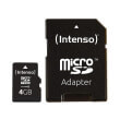 intenso 3413450 micro sdhc 4gb class 10 with adapter photo