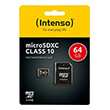 intenso 3413490 micro sdxc 64gb class 10 with adapter photo