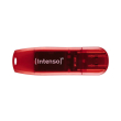 intenso 3502491 rainbow line 128gb usb20 flash memory red photo