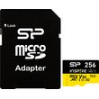 silicon power inspire 256gb micro sdxc u3 v30 a1 3d tlc nand sd adapter sp256gbstxla2v1nsp photo
