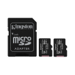 kingston sdcs2 64gb 2p1a canvas select plus 64gb micro sdxc 100r a1 c10 two pack sd adapter photo