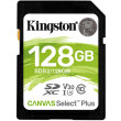 kingston sds2 128gb 128gb sdxc canvas select plus 100r c10 uhs i u3 v30 photo