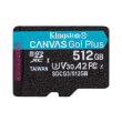 kingston sdcg3 512gbsp canvas go plus 512gb micro sdxc class 10 uhs i u3 v30 a2 photo