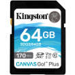 kingston sdg3 64gb canvas go plus 64gb sdxc 170r c photo