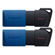 kingston dtxm 64gb 2p datatraveler exodia m 64gb usb 32 flash drive 2 pack photo