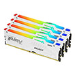 ram kingston fury beast white rgb 64gb 4x16gb ddr5 5600mt s cl40 intel xmp quad kf556c40bwak4 64 photo