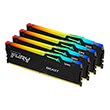 ram kingston fury beast black rgb 64gb 4x16gb ddr5 6000mt s cl40 intel xmp quad kf560c40bbak4 64 photo