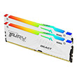 ram kingston fury beast white rgb 64gb 2x32gb ddr5 6000mt s cl30 amd ex dual kit kf560c30bweak2 6 photo