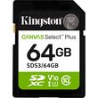 kingston sds3 64gb canvas select plus gen3 64gb sdxc 100mb s c10 uhs i u1 v10 photo
