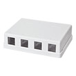 logilink nk4034 surface mount box for keystone 4 port photo