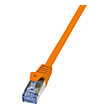 logilink cq3048s cat6a s ftp patch cable primeline 15m orange photo