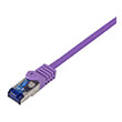 logilink c6a019s cat6a s ftp ultraflex patch cable 025m purple photo