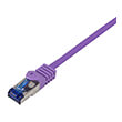 logilink c6a059s cat6a s ftp ultraflex patch cable 2m purple photo