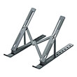 savio pb 01 gray aluminum office stand for notebookand tablet stand photo