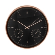 maclean ce70g wall clock 30cm with thermometer and hygrometer photo