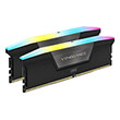 ram corsair cmh32gx5m2b5200c40 vengeance rgb black 32gb 2x16gb ddr5 5200mhz dual kit photo