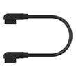 corsair cl 9011133 ww icue link cable 2x135mm straight angled slim black photo
