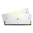 ram corsair cmp96gx5m2b6600c32w dominator titanium rgb white 96gb 2x48gb ddr5 6600 cl32 dual kit photo