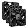 corsair co 9051010 ww rx120 icue link fan starter kit 3 x 120mm black with icue link system hub photo
