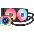 corsair icue link titan 240 rx lcd aio rgb liquid cpu cooler controller black cw 9061022 ww photo